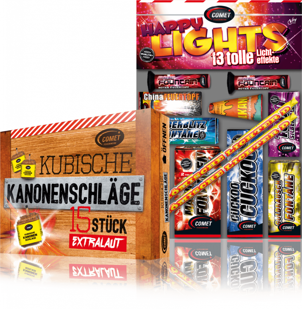 Produktfoto Action Happy Lights und Kanonenschläge